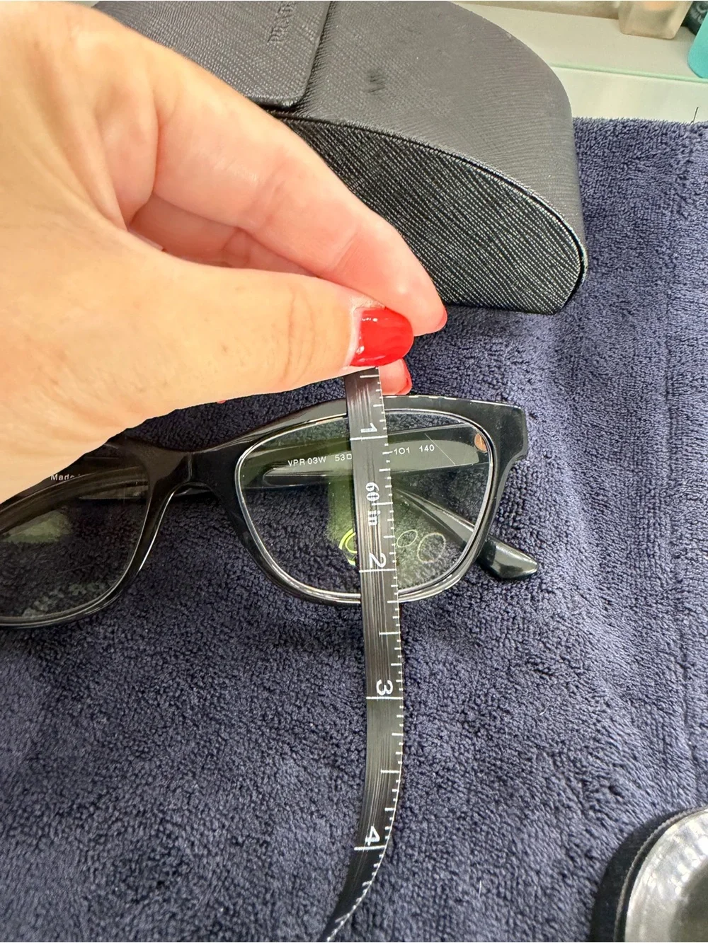 Prada Black Cat-Eye Optical Frames